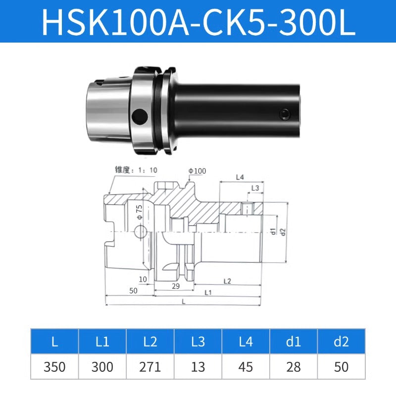 10008 HSK63A HSK100A Fine Boring Shank HSK Rough Boring Shank CK1/2/3/4/5/6 Fine Adjustment Boring Tools Shandong Denso Pricision Tools Co.,Ltd.